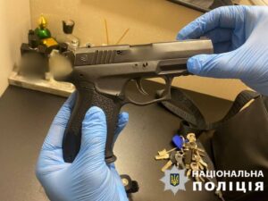 Знаряддя, з якого здійснювалися постріли. Фото: Вишгородське РУП