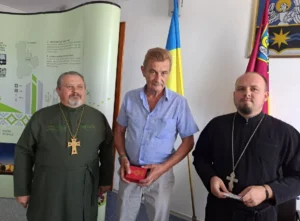 Вручення нагород. Фото: Славутицька міська рада