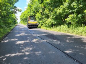 Ремонт дороги. Фото: Служба відновлення та розвитку інфраструктури у Чернігівській області.