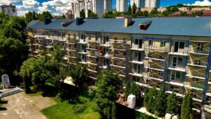 Відновлення будинку. Фото: Державне агентство відновлення та розвитку інфраструктури України.