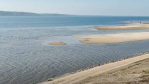 Київське водосховище. Фото: Кадр з відео видання "Телеграф"