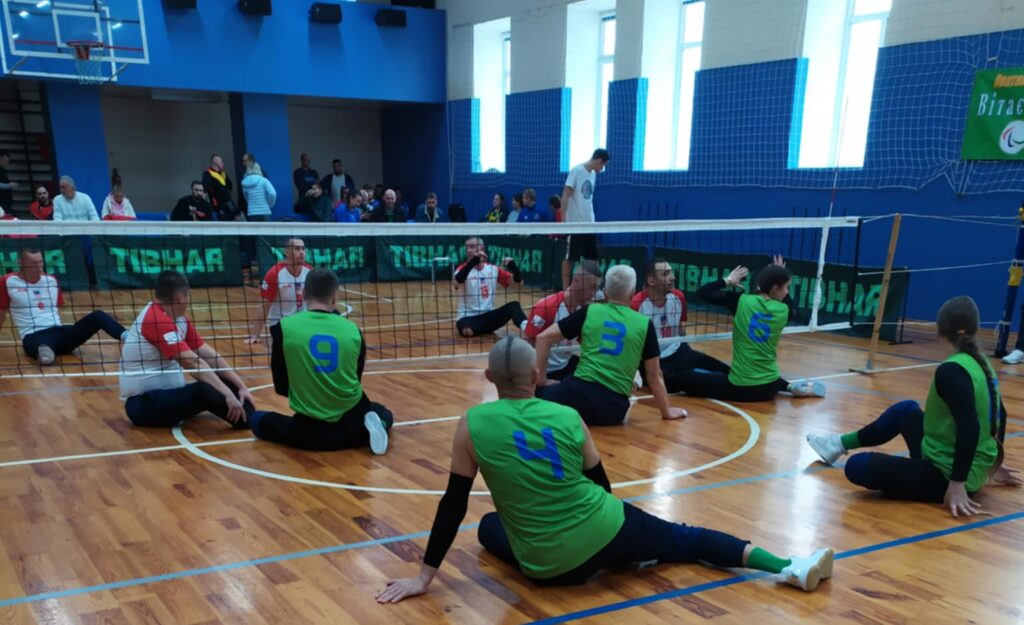 Чемпіонат України з волейболу сидячи. Фото: Димерська громада