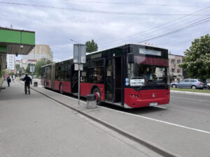 Пільговий автобус у Вишгороді. Фото: vyshgorod.in.ua