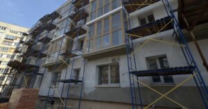 Відновлення будинку у Вишгороді. Фото: Служба відновлення та розвитку інфраструктури Київщини