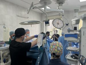 Вилучення органів посмертного донора. Фото: Вишгородська ЦРЛ