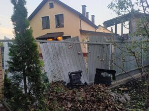 Наслідки атаки РФ по Київщині. Фото: КОВА
