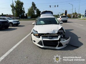 Аварія у Вишгороді. Фото: місцева поліція