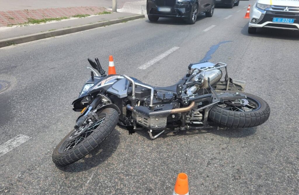 ДТП у Вишгороді. Фото: районне управління поліції