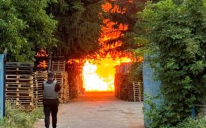 Наслідки атаки РФ. Фото: поліція Київщини