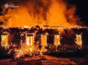 Пожежа в будинку в Новосілках. Фото: ГУ ДСНС Київщини
