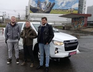 Авто для ЧАЕС від МАГАТЕ. Фото: ДСП "Чорнобильска АЕС"