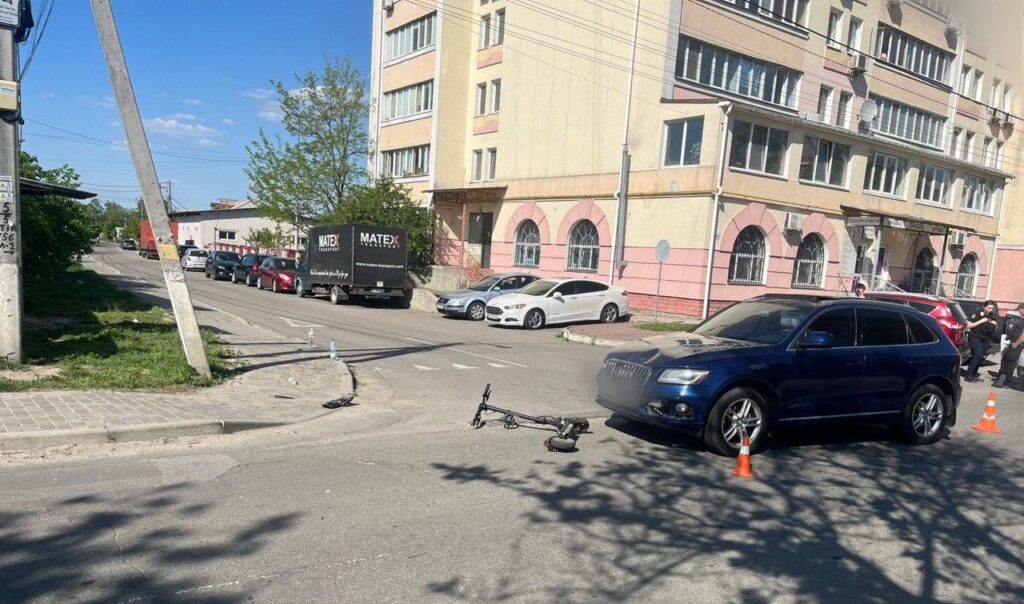 ДТП у Нових Петрівцях за участі дітей. Фото: поліція Київщини