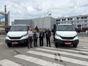 Авто для ЧАЕС від ЄБРР. Фото: ДСП "Чорнобильська АЕС"