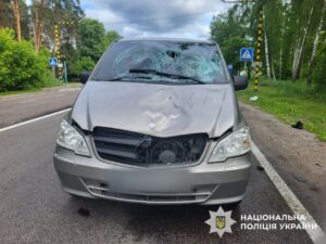 Аварія біля Демидова. Фото: поліція Київщини
