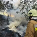 Ліквідація наслідків ворожого обстрілу та пожеж, що виникли в його результаті
